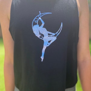 Aerial Moon / Moon Aerial Hoop / Aerialist Apparel / Aerialist Gift / Aerial Hoop / Gifts For Aerialist / Aerial Lyra / Aerial Silks Shirts