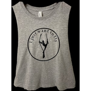 Aerialist / Gifts for Aerialist / Aerial Silks Tank Top / Aerialist Apparel / Aerialist Shirt / Aerial Hoop Lyra / Aerial Clothes