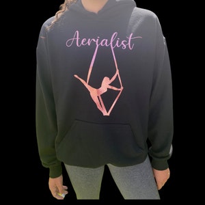 Aerialist Hoodie / Aerial Silks / Aerialist Apparel / Aerialist Gift / Aerial Fitness / Aerial Dance / Gifts For Aerialist / Aerial Clothes