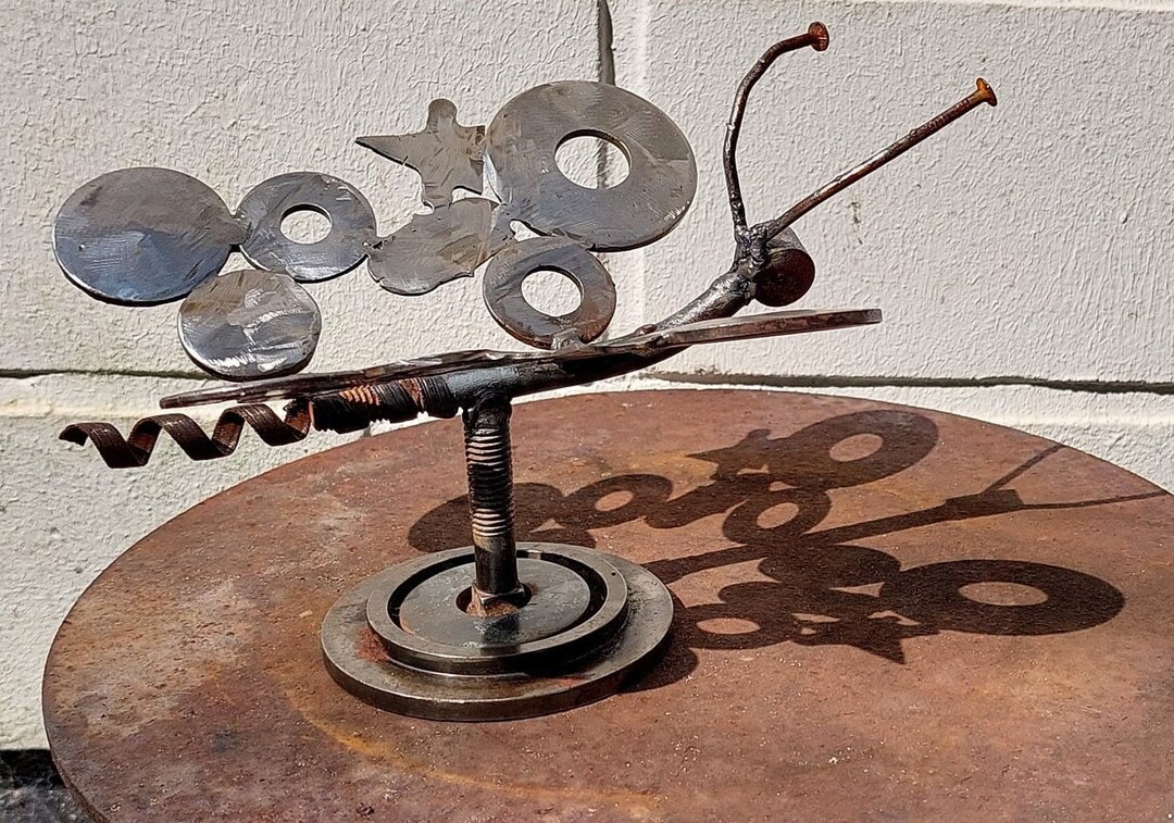 Small Butterfly Metal Art From Scrap Metal Scrap Art - Etsy