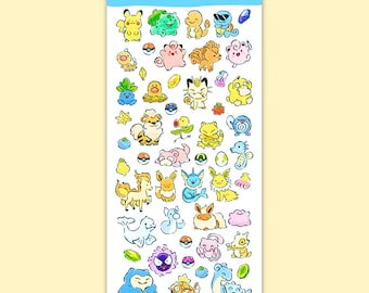 Gen 1 Sticker Sheet