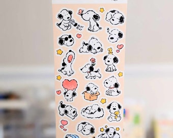 SPECIAL PRICE Snoopy/peanuts Candy Like Stickers,family Happy Mail, Harley,  Junk Journal, Skating, Deco Stickers, Stationery, Collecting. 