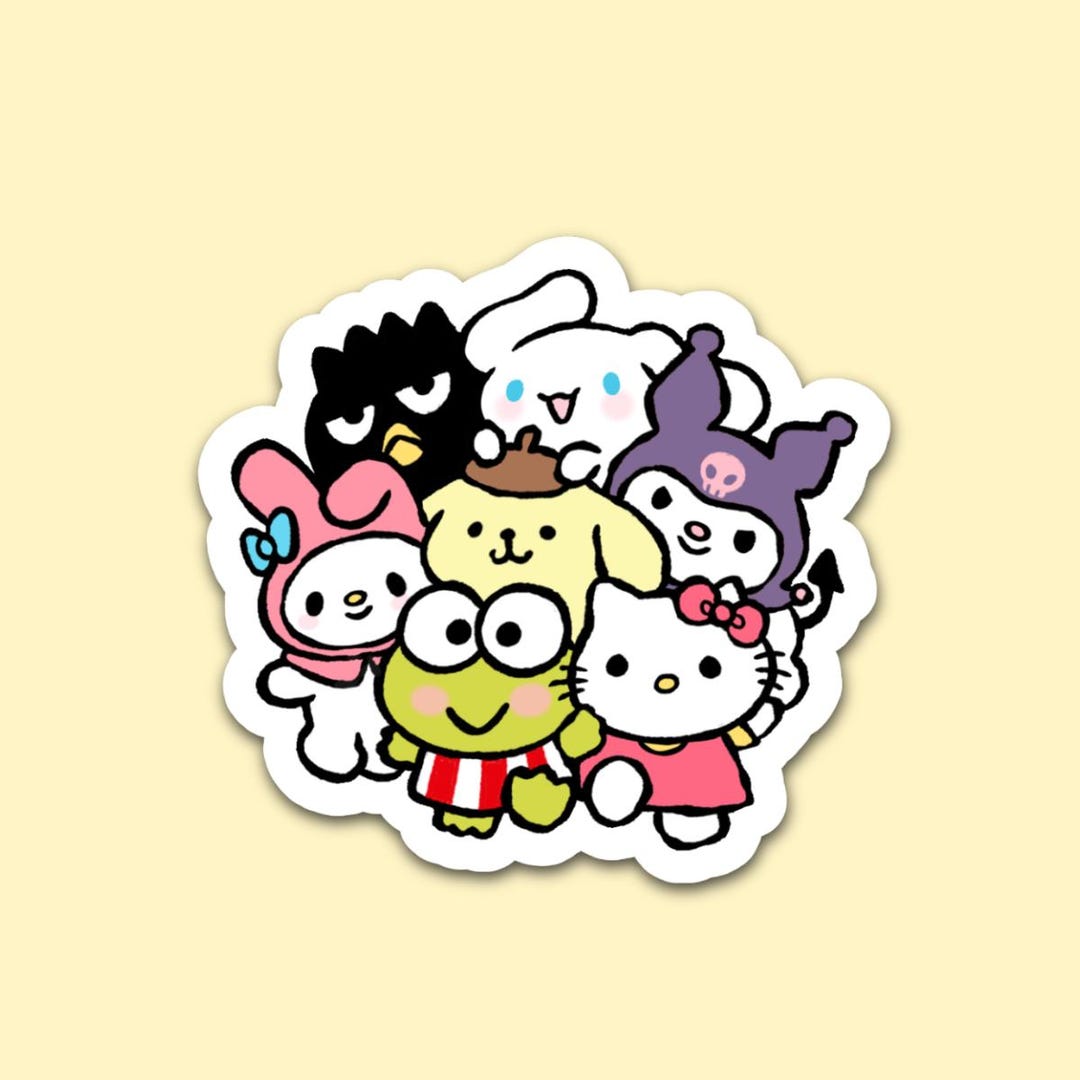 Cute Friends Sticker - Etsy