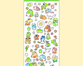 虹色ヨッシーステッカー - Etsy 日本