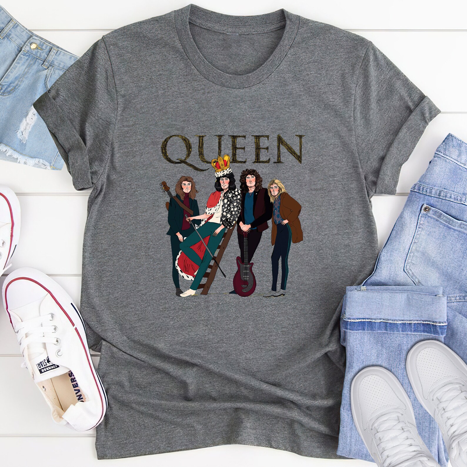 Queen TShirt The Queen TShirt Vintage The Queen Sweatshirt Etsy