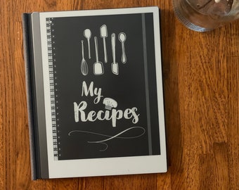 reMarkable 1 & 2 | &quot;My Recipes&quot; Notebook Cover Page for your reMarkable tablet (1872x1404 resolution)