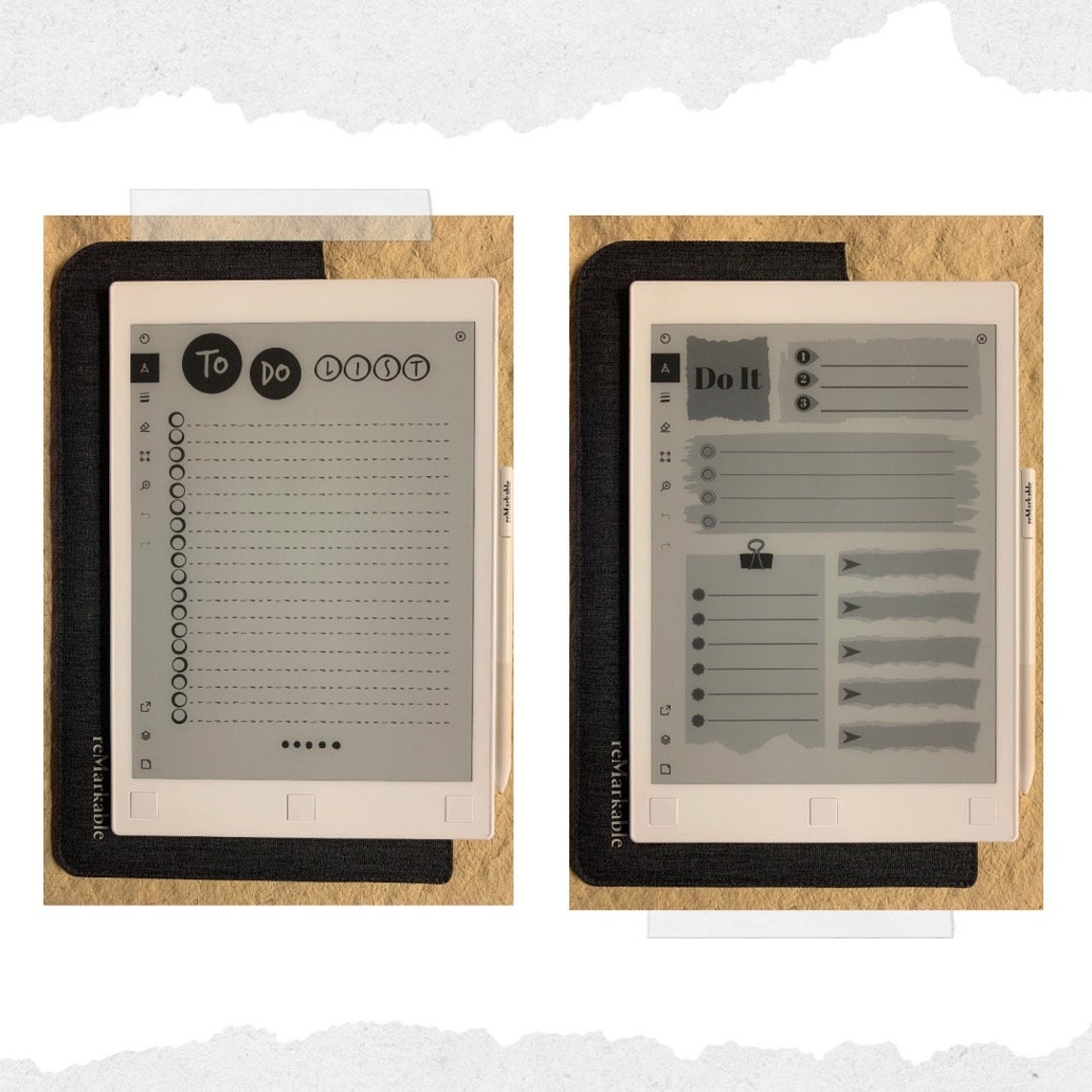 Remarkable 1 & 2 Template Bundle II for Your Remarkable 1 or | Etsy