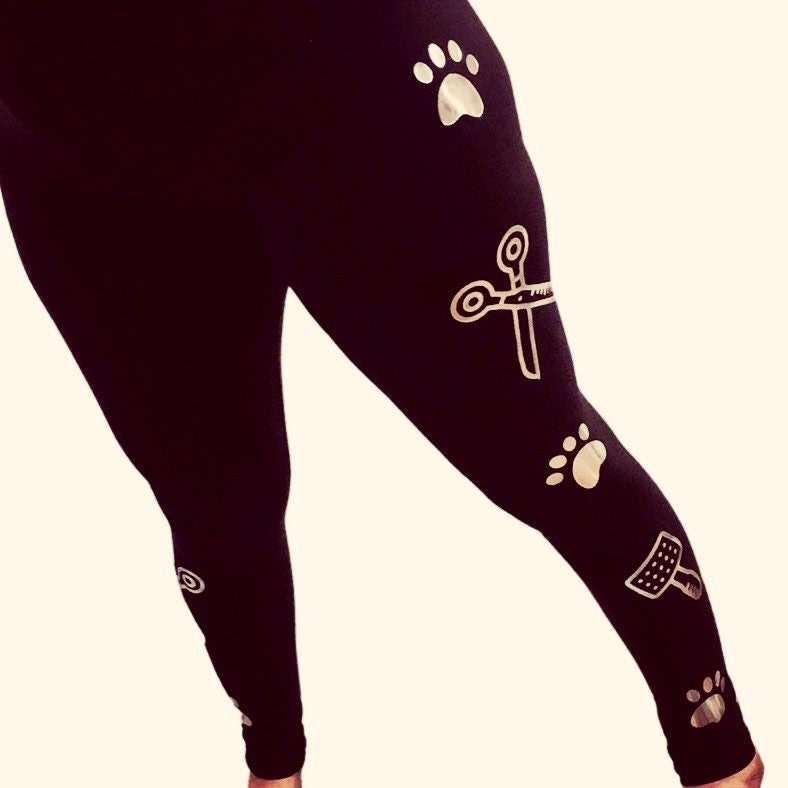 Dog groomer leggings hair resistant clothes groomer uniform Etsy