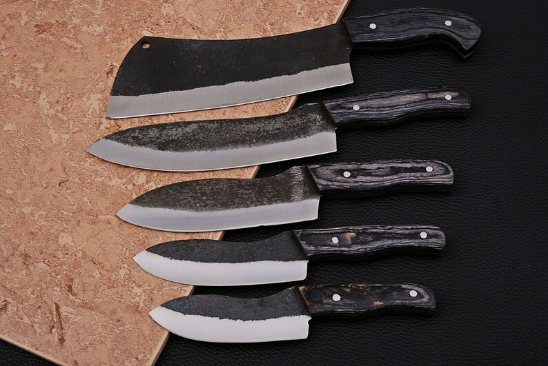 Custom Handmade 1095 High Carbon Steel Chef Kitchen Butcher Knif Custom Handmade 1095 High Carbon Steel Chef Kitchen Butcher Knif