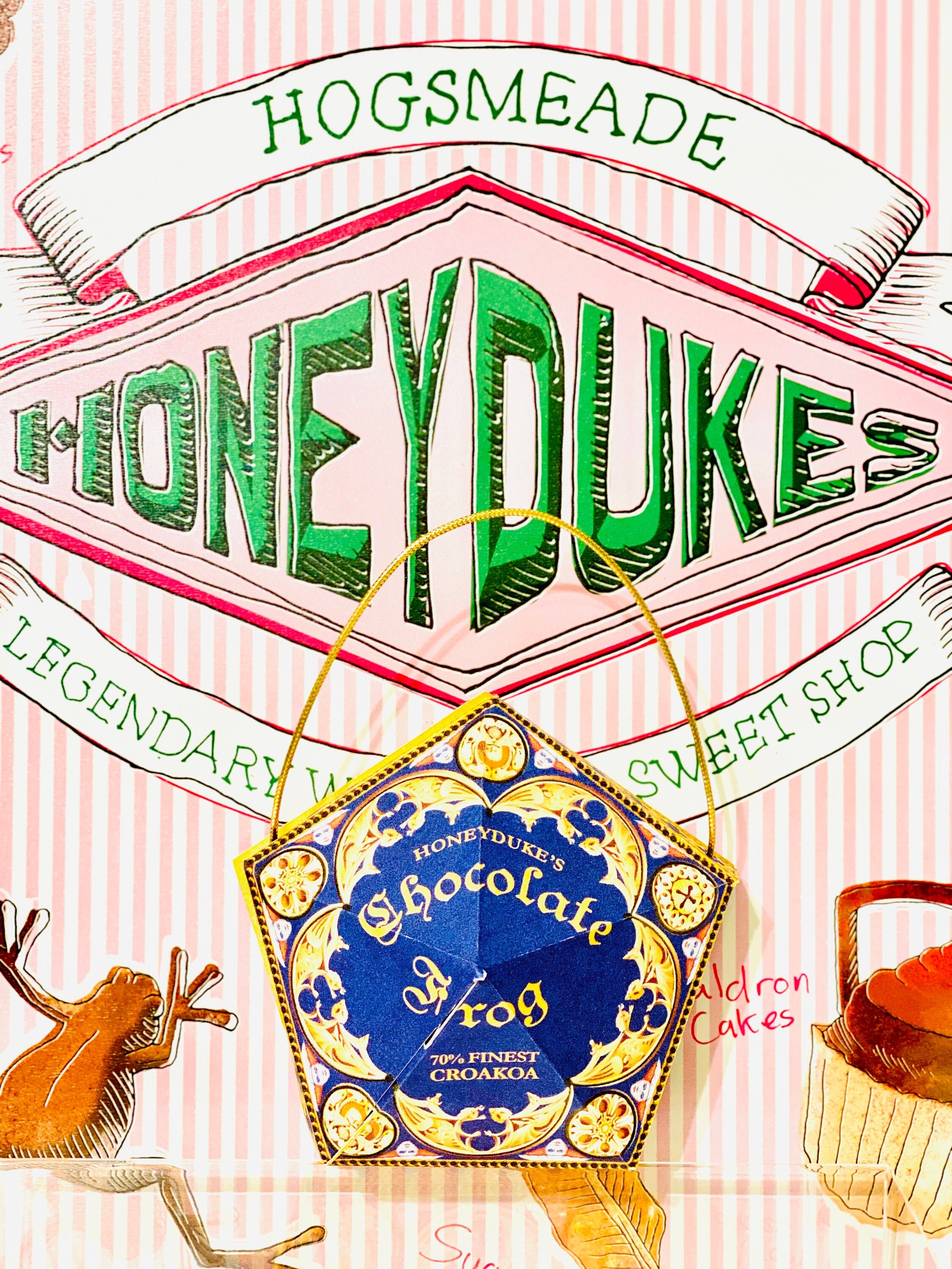 Chocolate Frog FULLY ASSEMBLED box with frog shaped chocolate Etsy