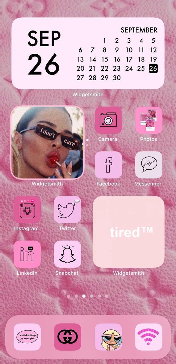 Facebook App Icon Aesthetic Pink