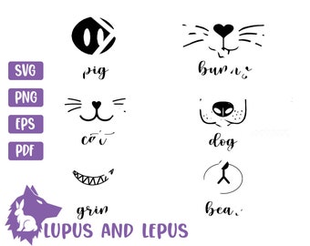 Download Animal Mask Svg Etsy