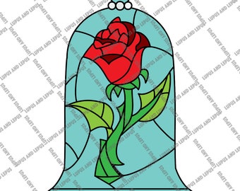 Enchanted Rose Svg Etsy