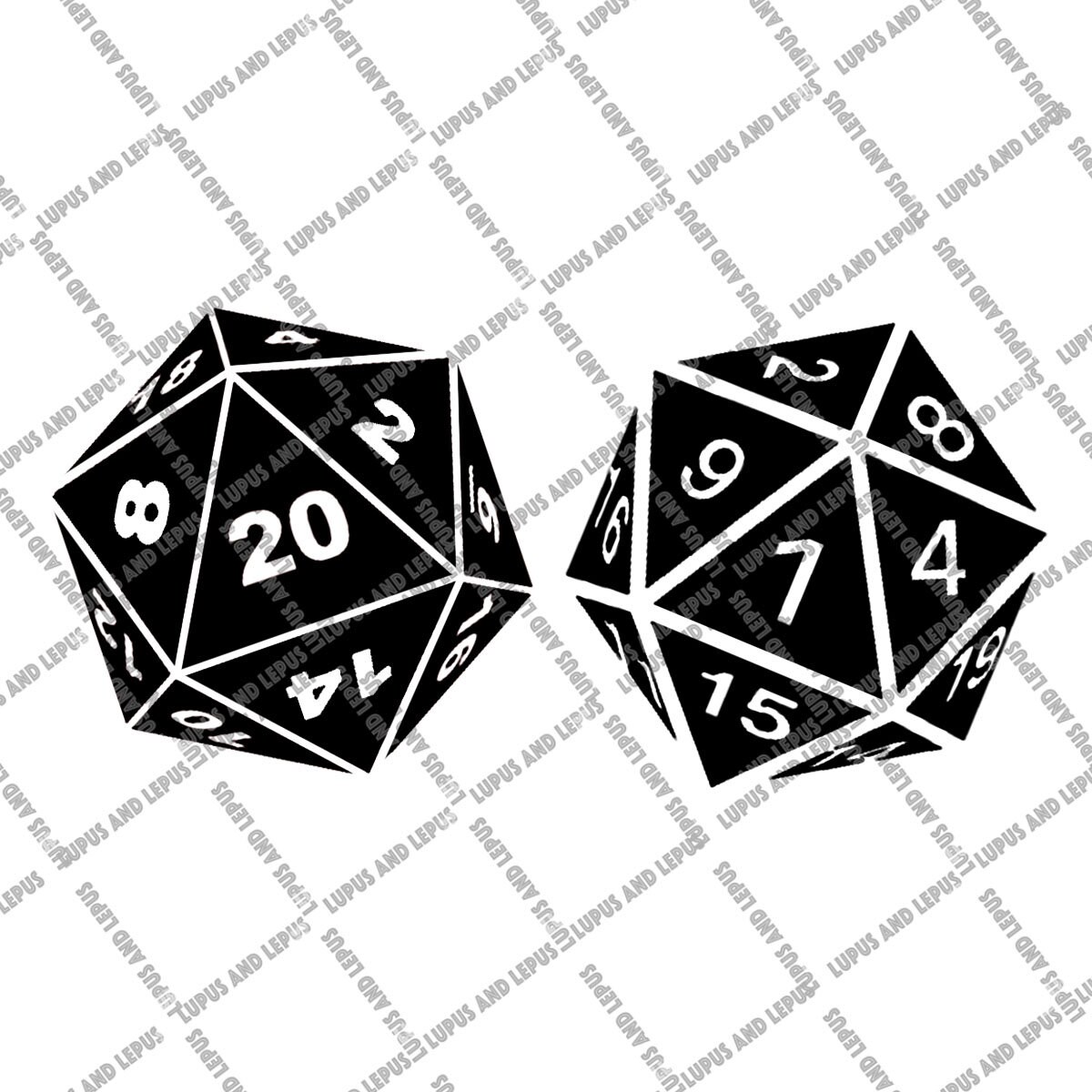 Digital File d20 dice svg critical success svg crit fail Etsy