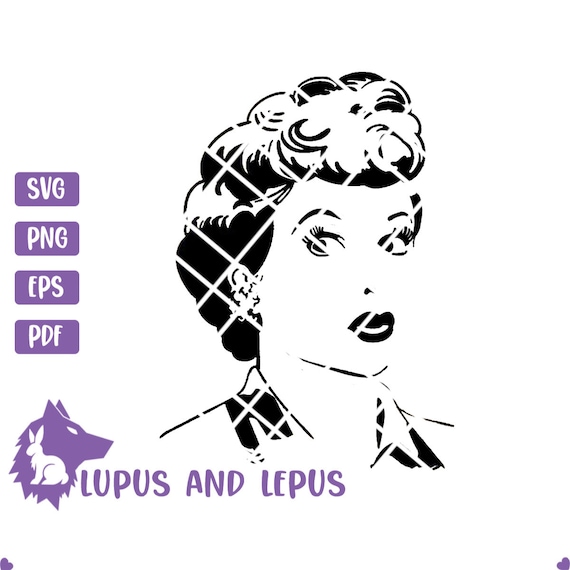 Download Digital File Lucy Svg Lucille Ball I Love Lucy Svg I Love Etsy