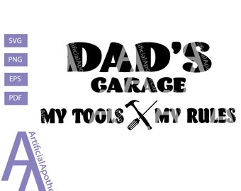 Fichier numérique - svg de la fête des pères, papa, svg père, outils svg, svg outils papa, lettres outils papa, svg bricoleur, svg chemise papa, svg cadeau papa