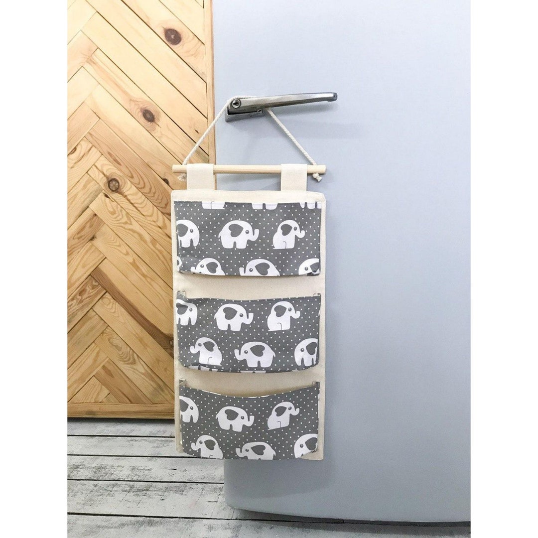 Fabric Wall Organizer Wall Organizer With Pockets Handing Etsy