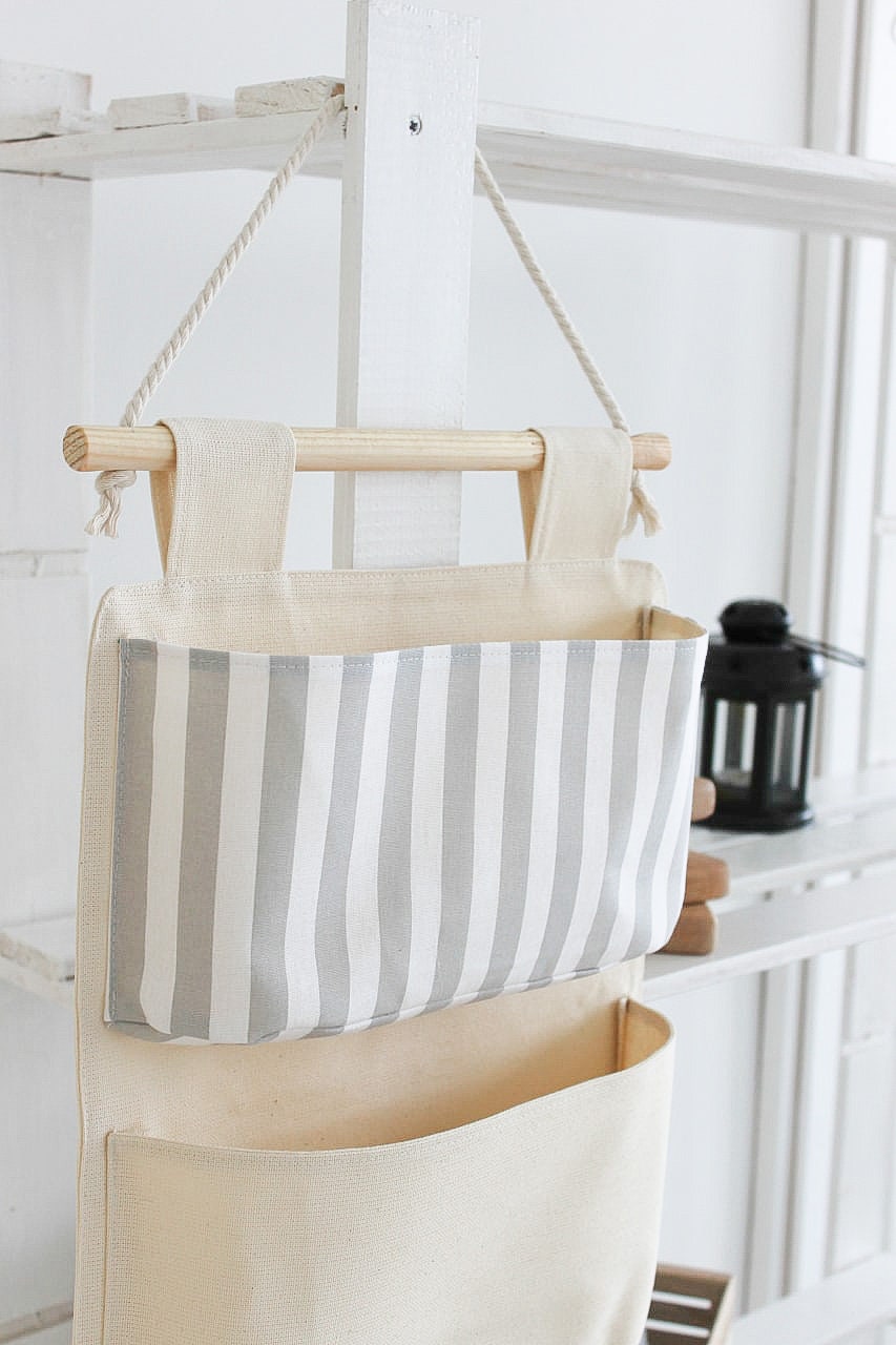 Fabric Wall Organizer Wall Organizer With Pockets Handing Etsy