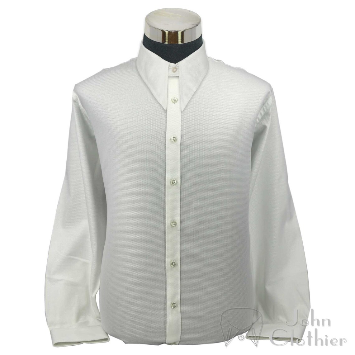 Dagger collar Mens Spearpoint Vintage shirt White steps Cotton Etsy