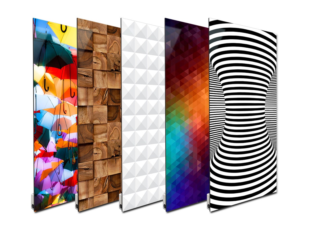 15 Off Illusions Glass Heater Large Print 3D Optical Etsy