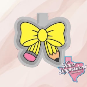 Pencil Bow STL File: 3D Print Silicone Mold