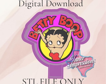 Betty Boop Freshie Mold STL File: 3D Printing for Silicone Molds