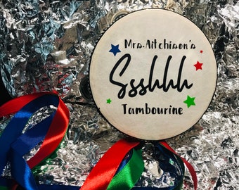 Teacher ‘Ssshhh’ Tambourine