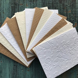 Variety Embossed Notecards