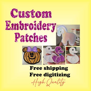 Parches bordados personalizados, parches con brillantina, parches, parches bordados, parches bordados, parches de apliques, parches om personalizados para planchar, para coser