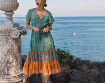 Etsy boho kleid Clearance