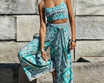 2 piece boho dress
