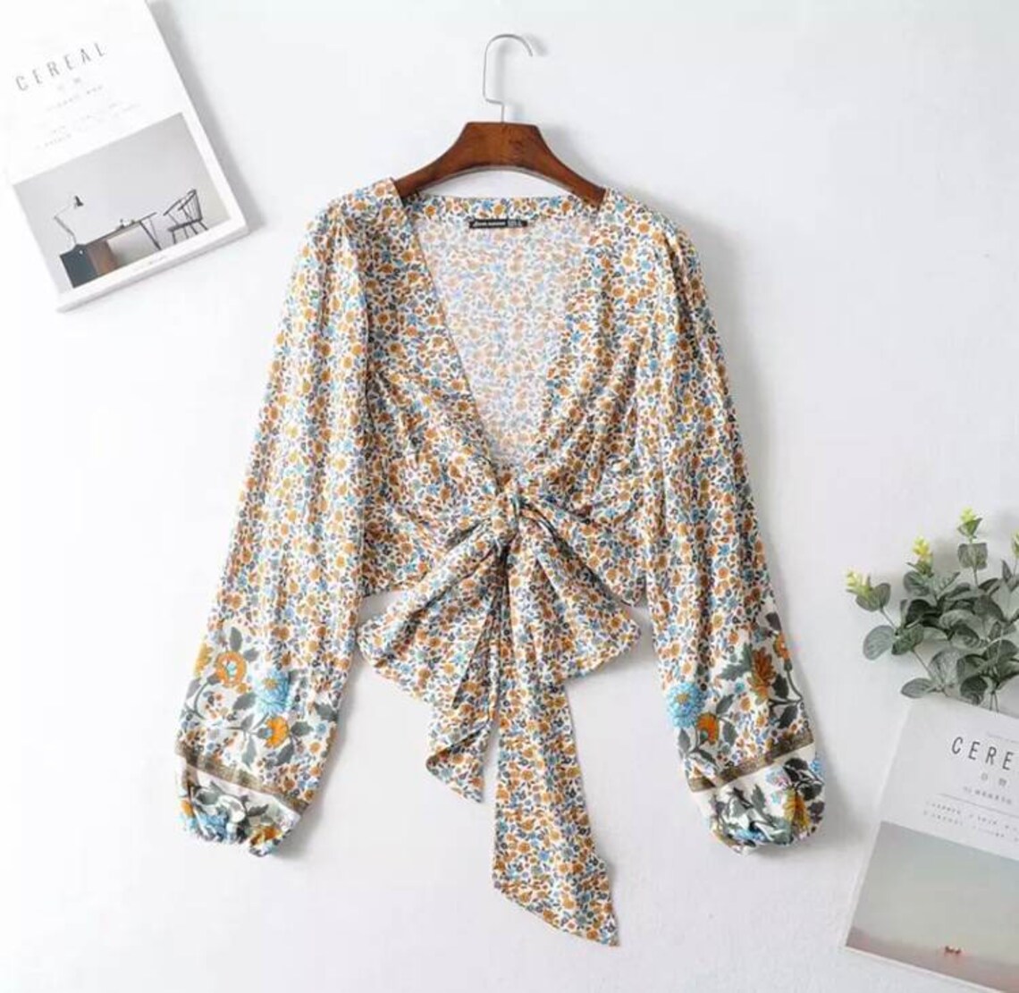 boho vintage tops