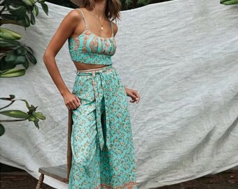 boho two piece set