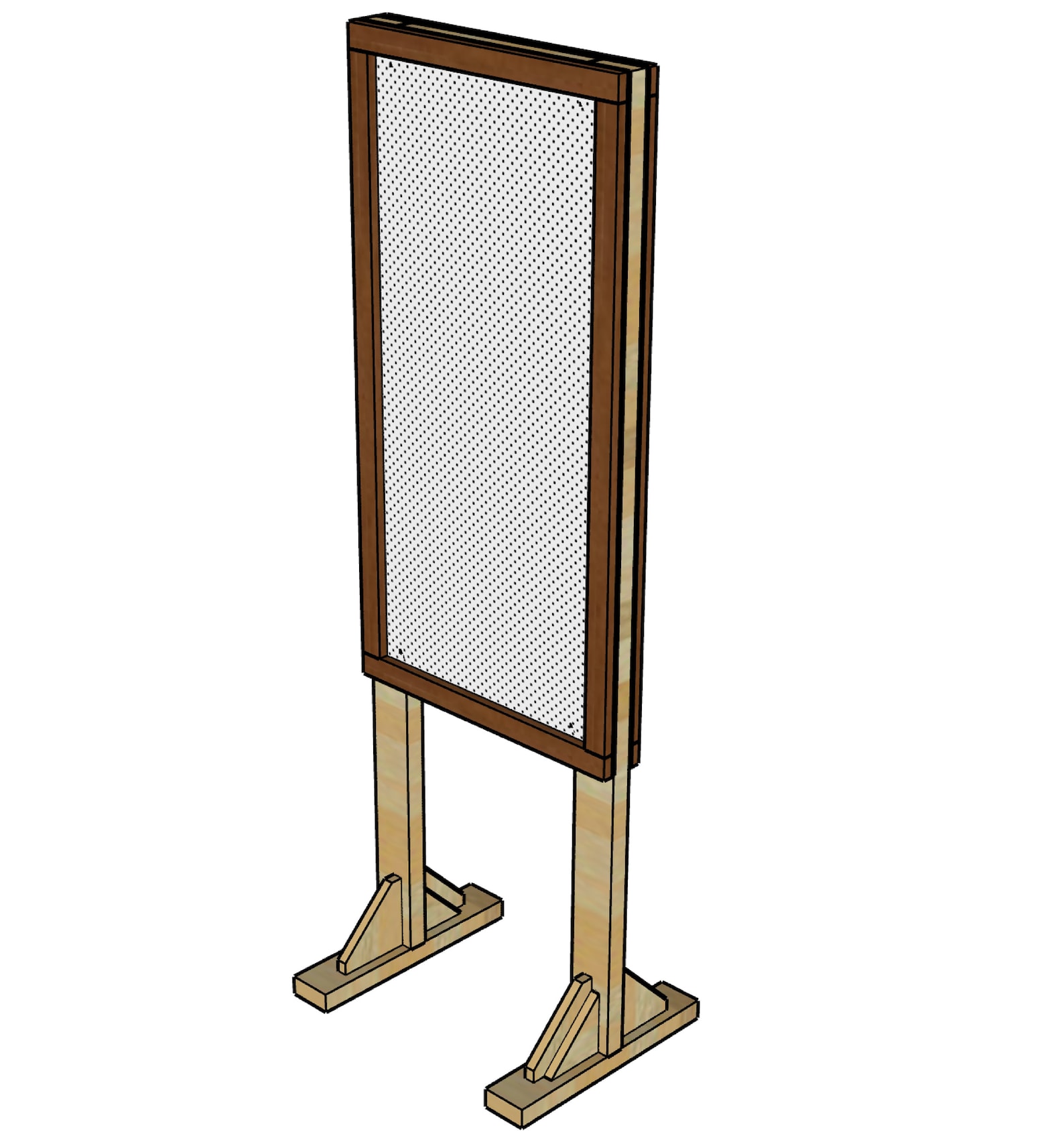 Portable Pegboard Display PDF Build Plans Etsy Australia