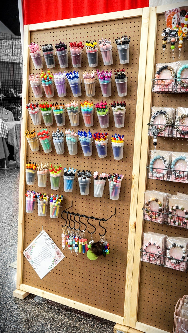 Portable Pegboard Display PDF Build Plans Etsy Australia