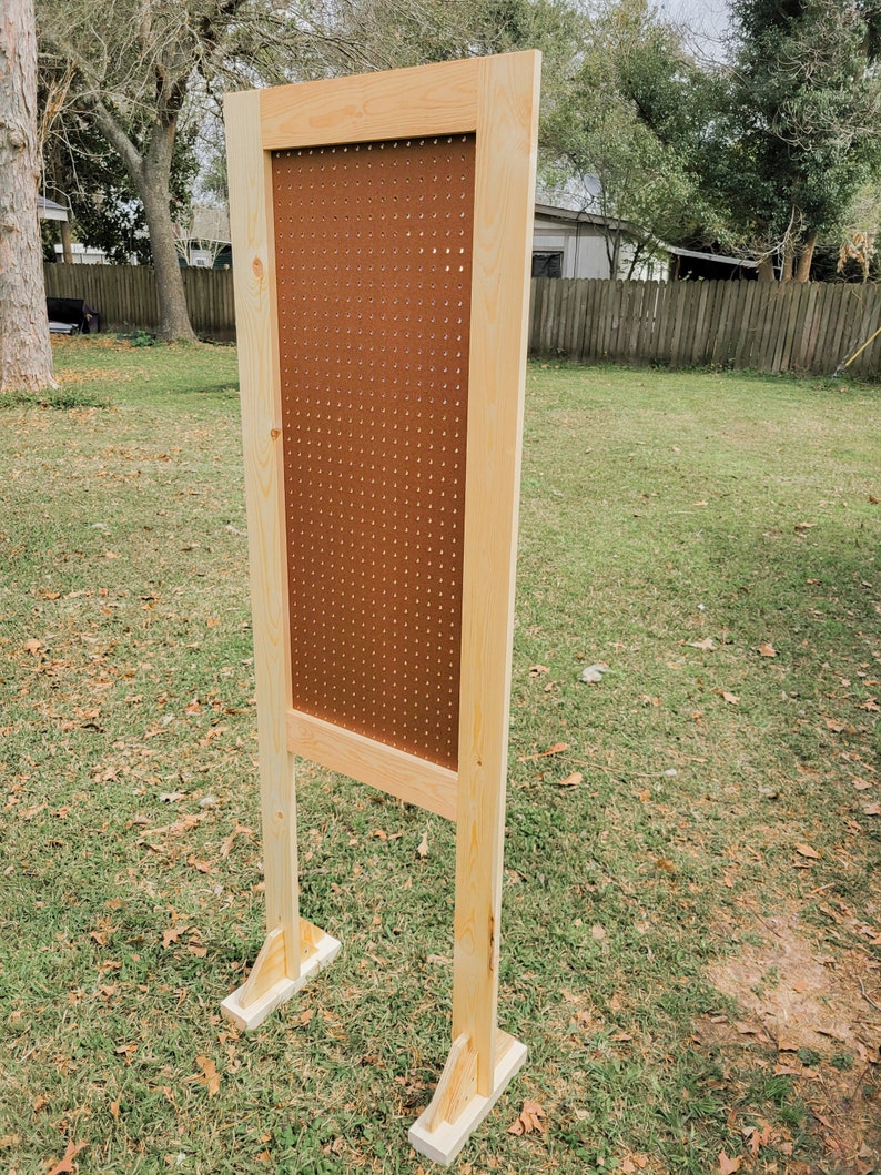 Portable Pegboard Display PDF Build Plans Etsy Australia