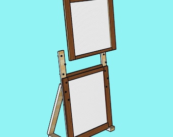 6&#39; Break Down Pegboard Display Wall PDF Build plan