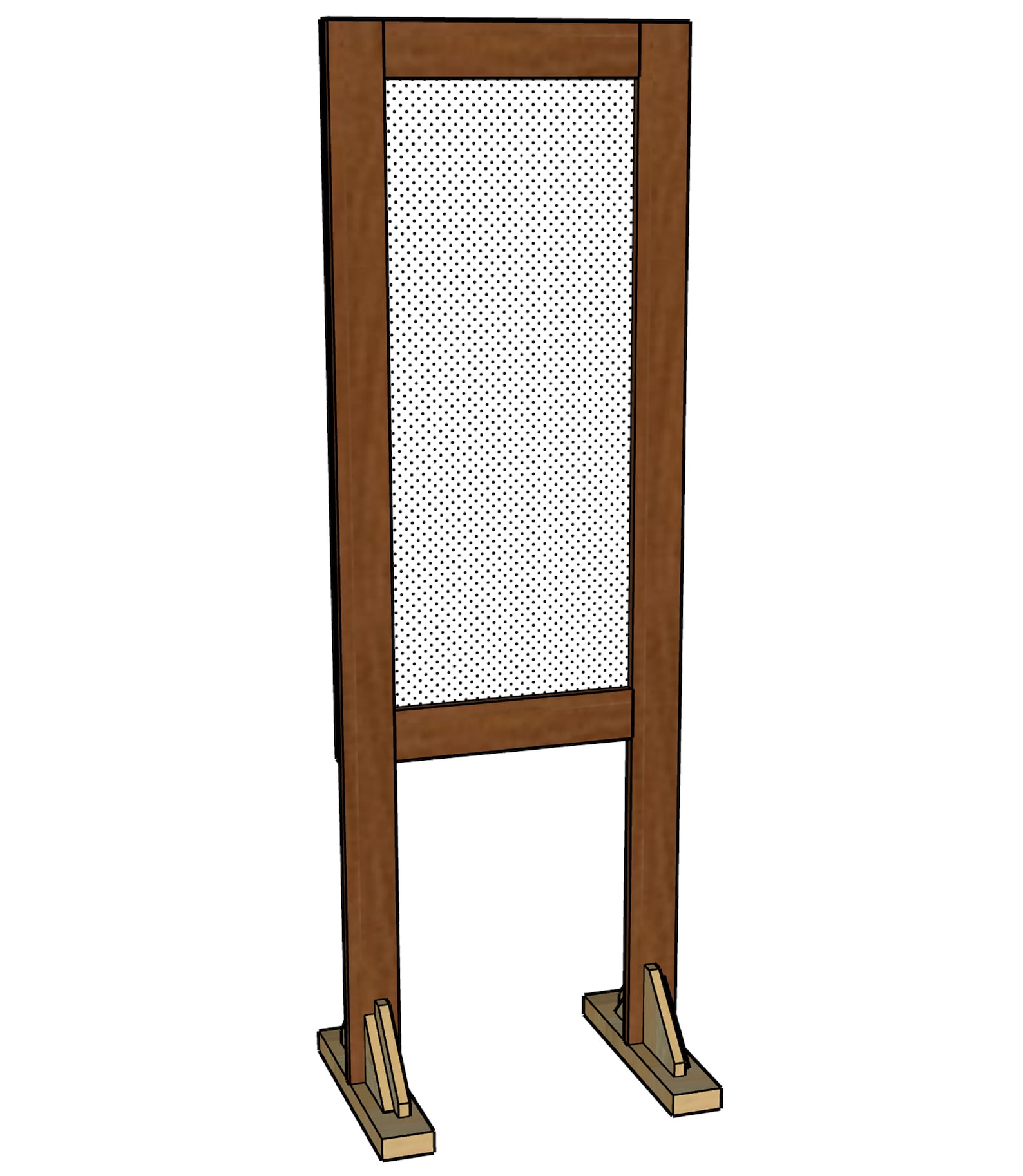 Portable Pegboard Display PDF Build Plans Etsy UK