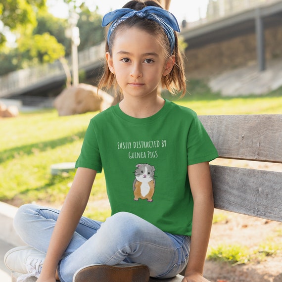 Easily Distracted By Guinea Pigs Tshirt Easily Distracted By Guinea Pigs Tshirt