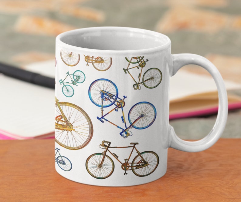 Bicycle Mug Gift Cycling Mug Gift Idea for Cyclists Bicycle Etsy