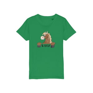 Horse Organic T-Shirt for kids / horse t-shirt/ horse lover gift / organic clothing
