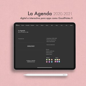 THE AGENDA 2020/2021 digital and interactive in Spanish