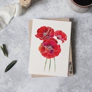 Coquelicot rouge aquarelle Wall Art imprimable JPEG PNG, abstrait botanique jardin plante floraison dessin imprime, ferme chambre affiche Decor