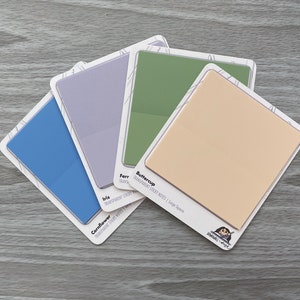 Transparent Sticky Notes - Large Square | Minimal and Aesthetic Sticky Notes in Muted Colours