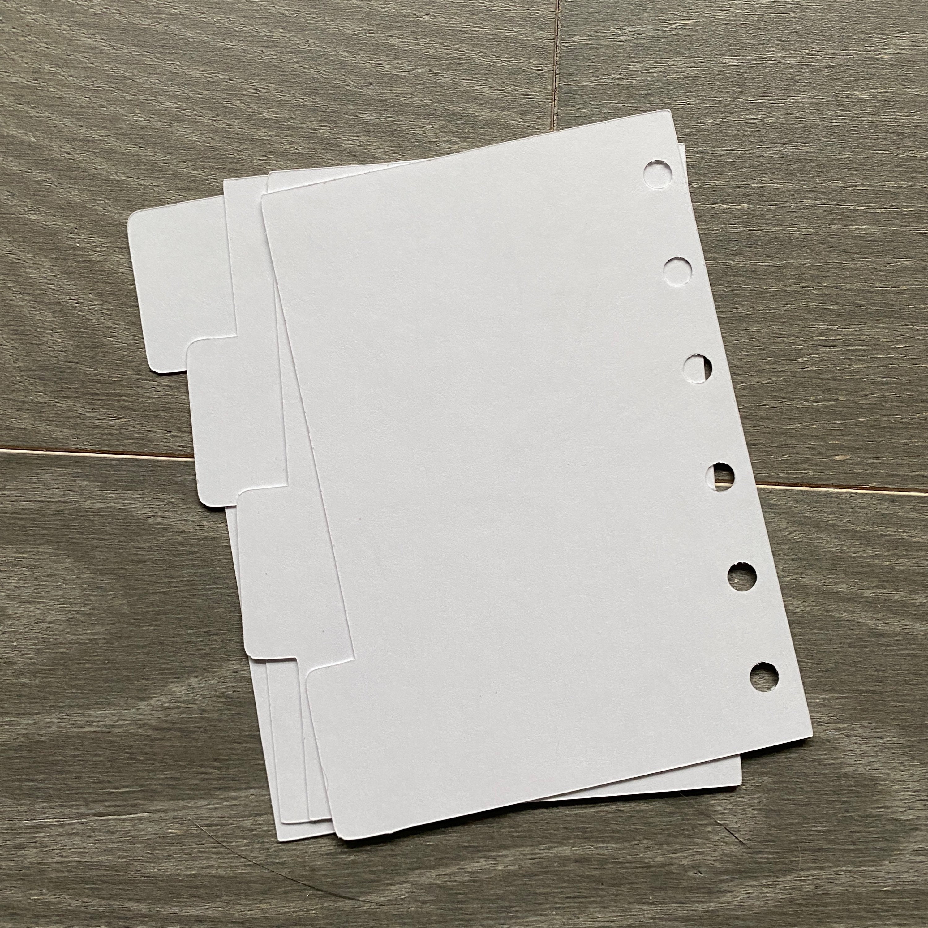 Custom Pocket Planner Dividers Side and top dividers for Etsy