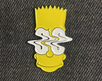 Bart Simpson Tattoo Etsy Bart Simpson Tattoo Etsy