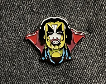 King Diamond Heavy Metal Enamel Brooch Pin King Diamond Heavy Metal Enamel Brooch Pin