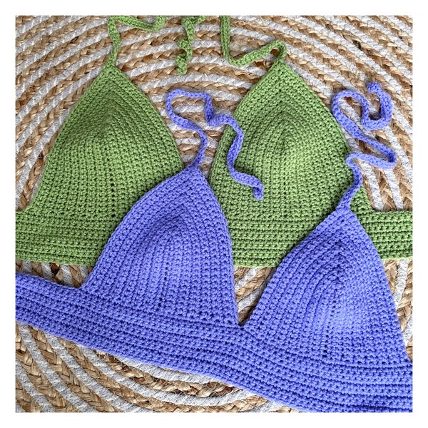 Crochet top | Crochet bralette | Slow fashion | Bikini | Sustainable | Crochet clothing