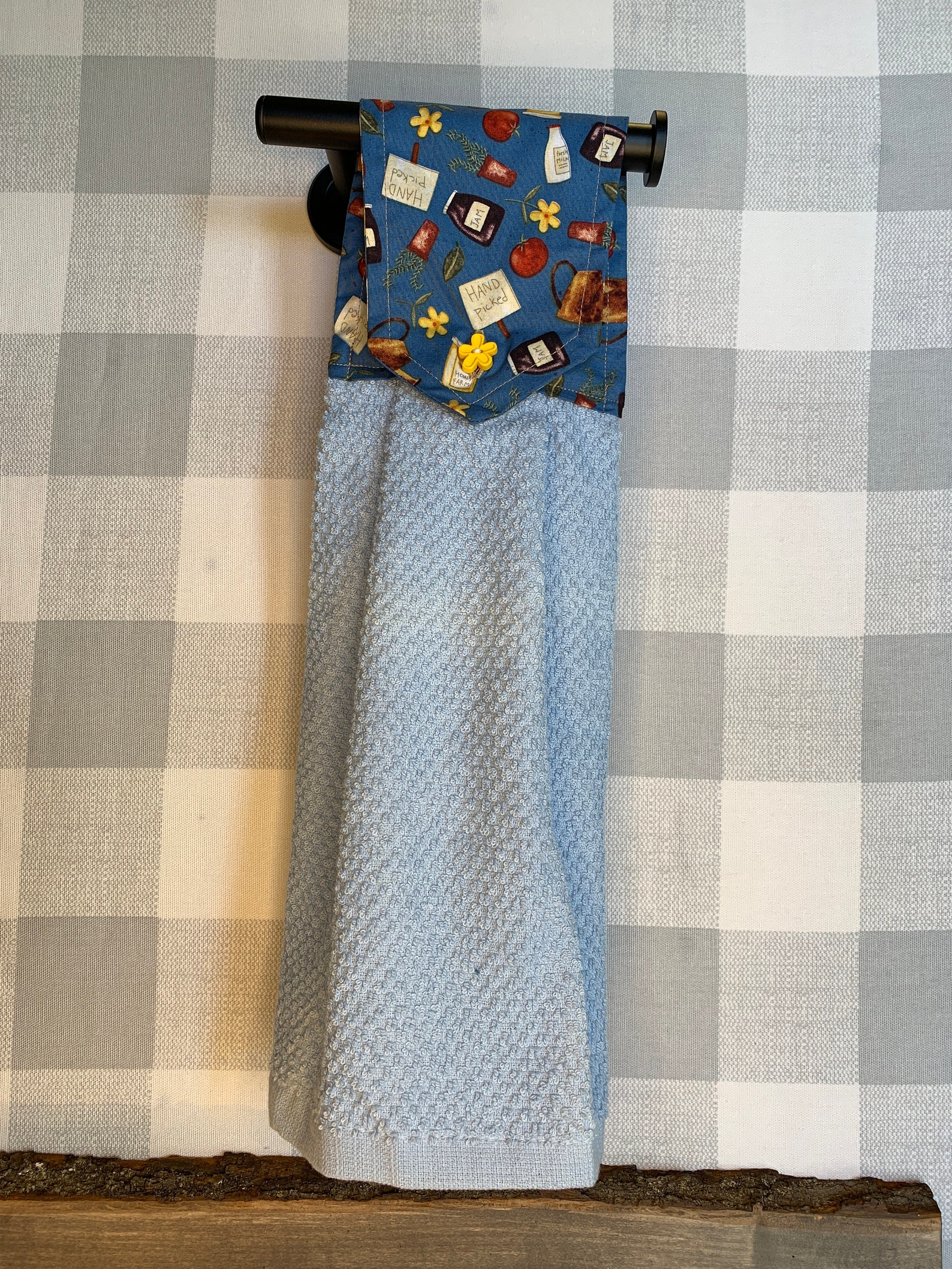 Oven Towel Hanging Towel Stove Handle Button Towel Towel Etsy