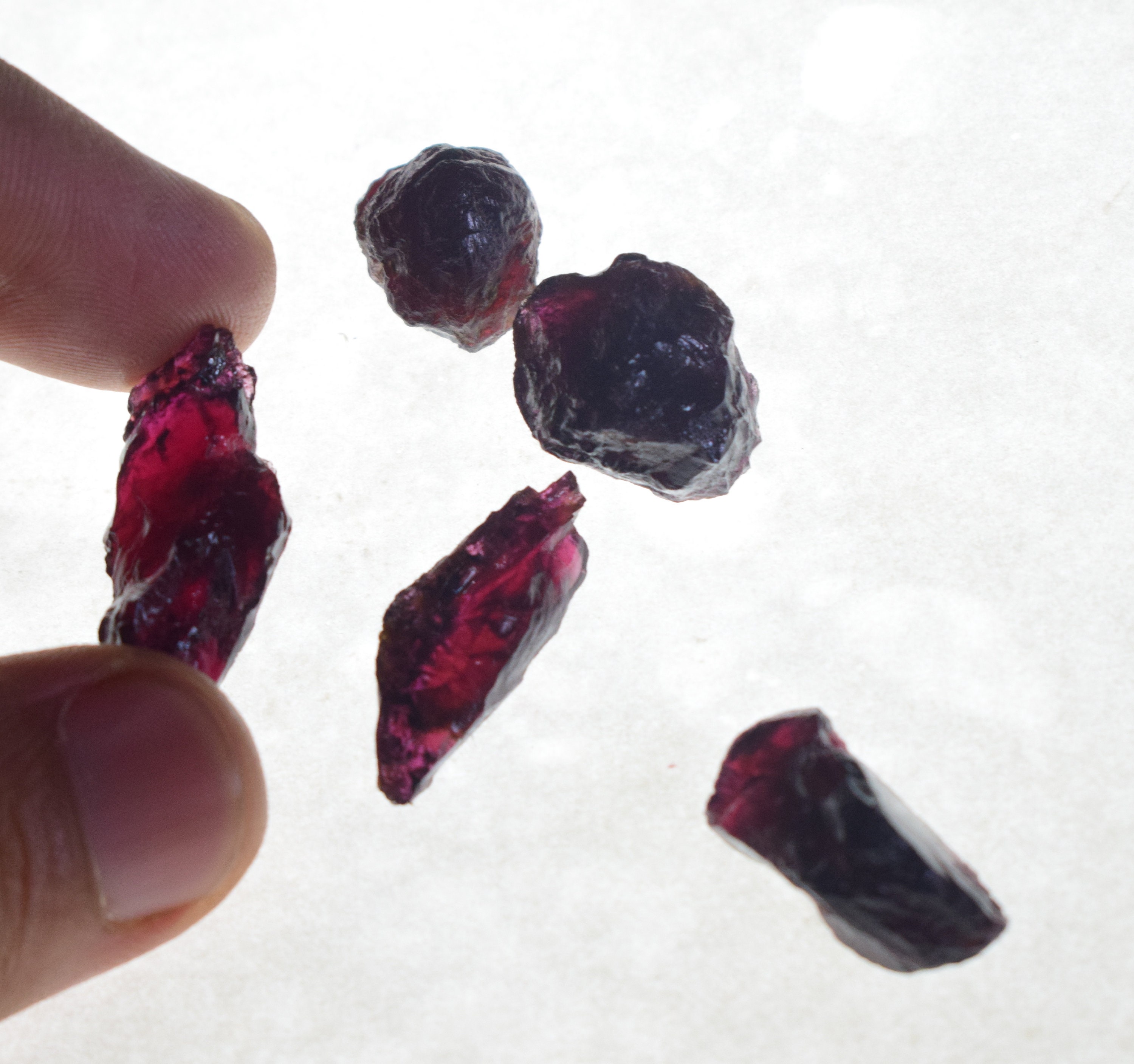 5 pcs Natural Rough Lot Raw Gemstone Genuine Etsy